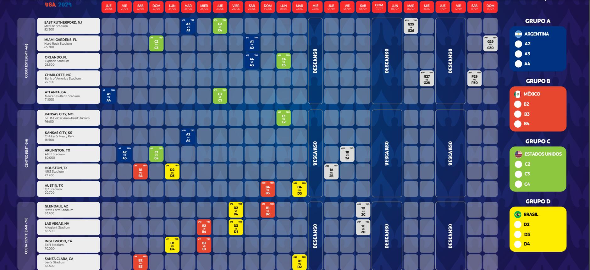 美洲杯揭幕战：阿根廷战中北美国联附加赛胜者，6月20日打响！