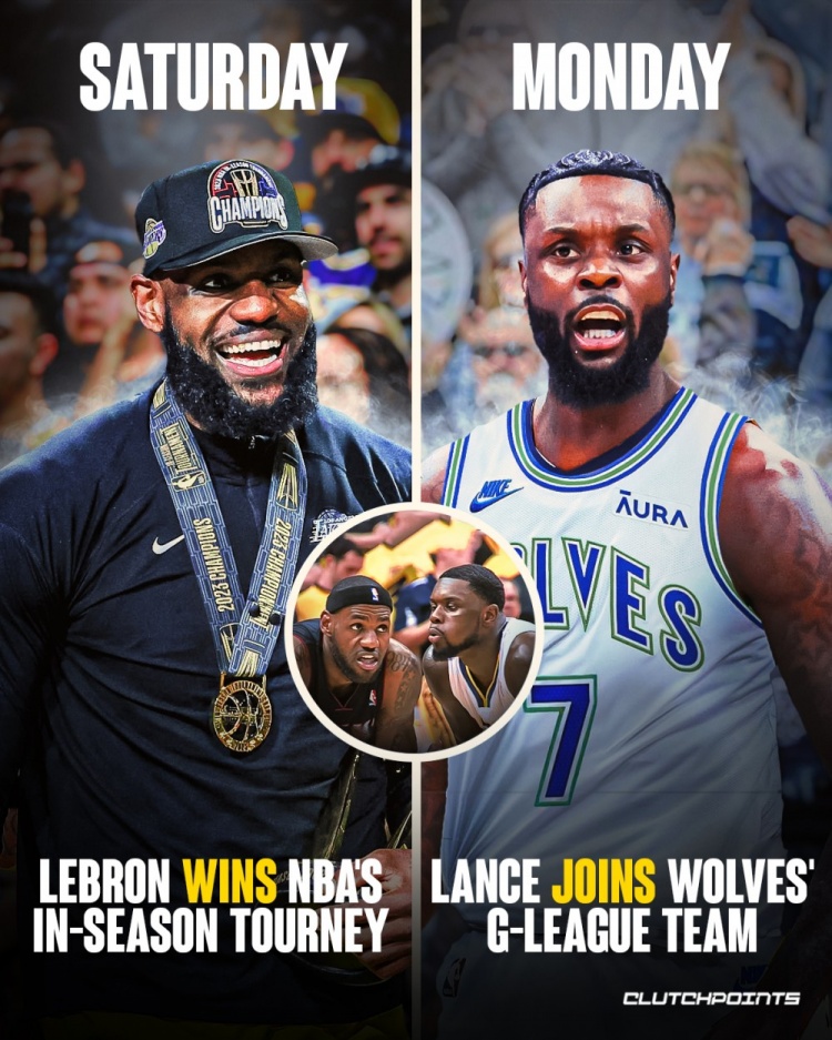 还想接着吹？詹姆斯夺季中赛冠军两天后史蒂芬森加入发展联盟