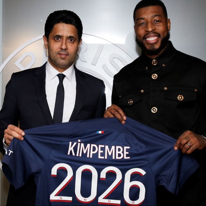 官方:巴黎圣日耳曼与金彭贝续约至2026年