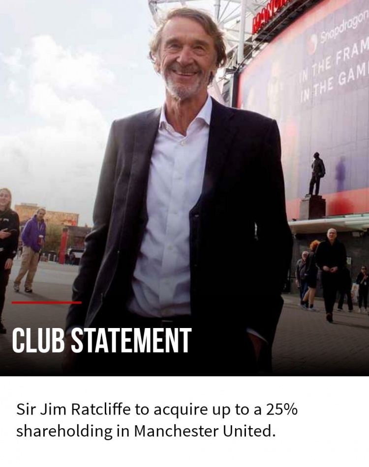 曼联新时代来临！拉特克利夫爵士治下你最期待看到的变化是什么？