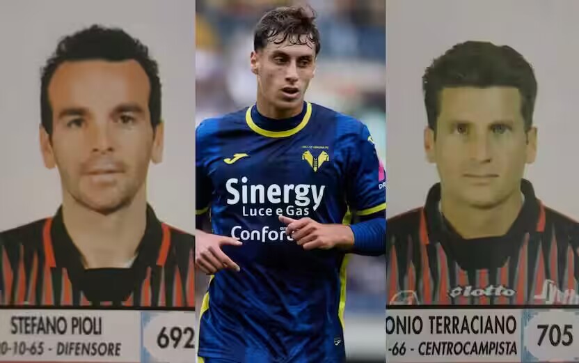 意天空:泰拉恰诺的父亲曾是皮奥利队友,在维罗纳&佛罗伦萨共事