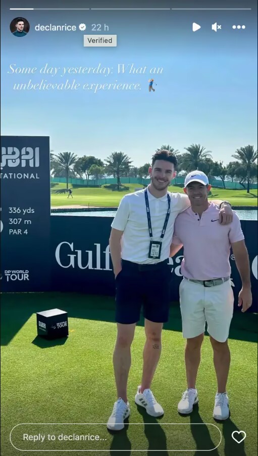 赖斯与高尔夫传奇麦克罗伊一起挥杆：不可思议的经历                    </p>
                </div>
                <div class=