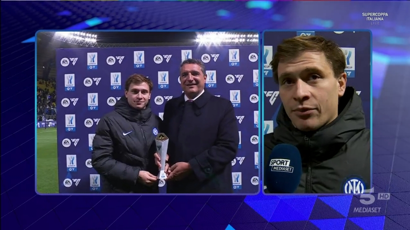 巴雷拉当选MVP:本场比赛我们踢得很开心,决赛需警惕那不勒斯