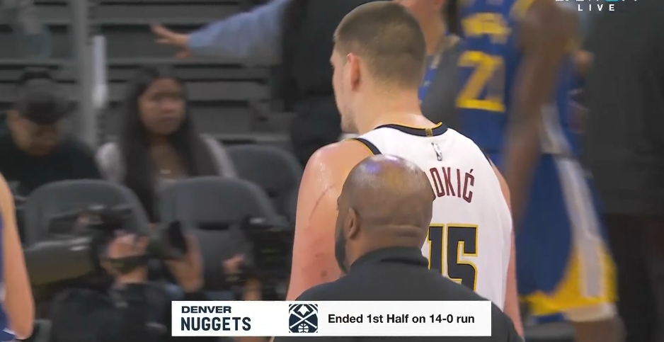 卫冕冠军的实力！掘金半场收官阶段一波14-0直接扳平！