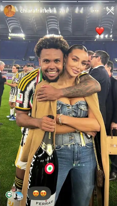 弗拉泰西的妹妹晒出与麦肯尼的亲密合影,两人恋情正式公开