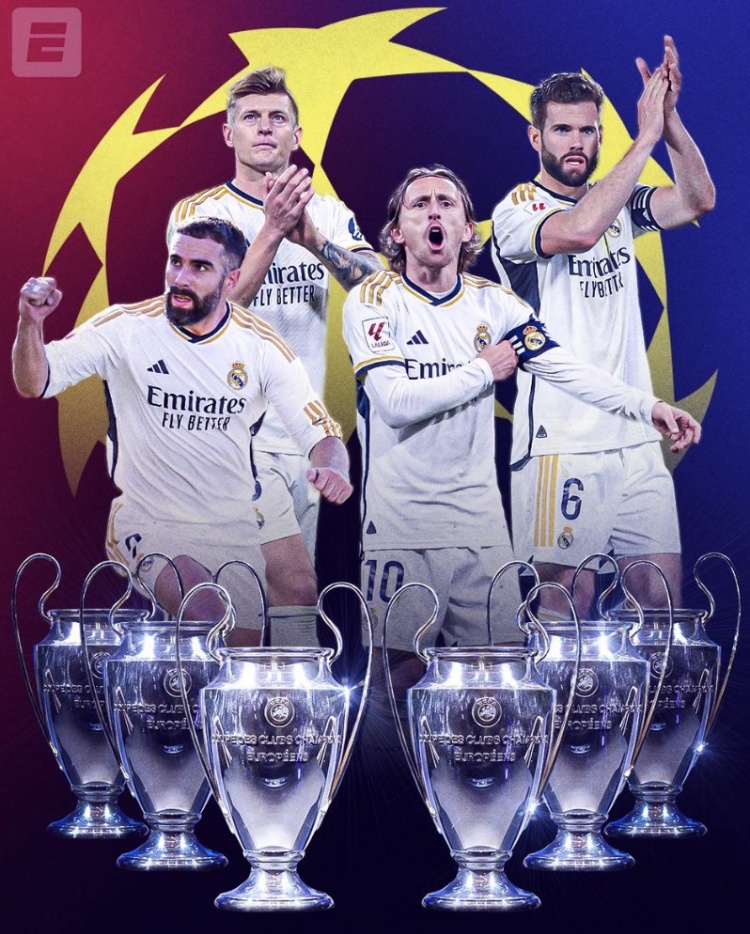 每个人都手握6座欧冠冠军的压迫感！球员俱乐部荣誉天花板