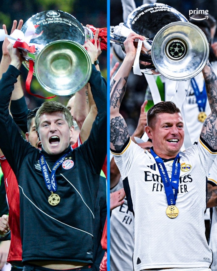 完美闭环13年克罗斯在温布利首夺欧冠 如今重回温布利夺第6冠