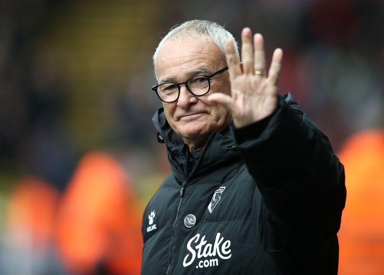 Opta:拉涅利在欧洲五大联赛执教场次达到912场,仅次于温格