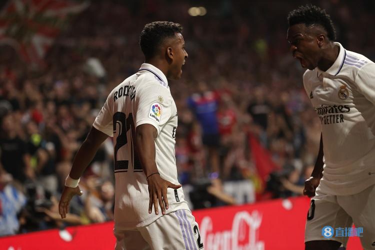 维尼修斯&罗德里戈均为皇马打进17粒欧冠进球，超越贝尔等名宿