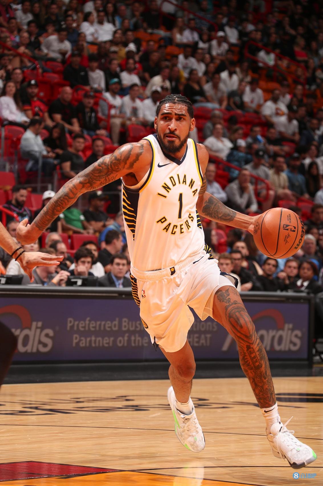 全队都准！步行者上半场三分19中10领先活塞29分