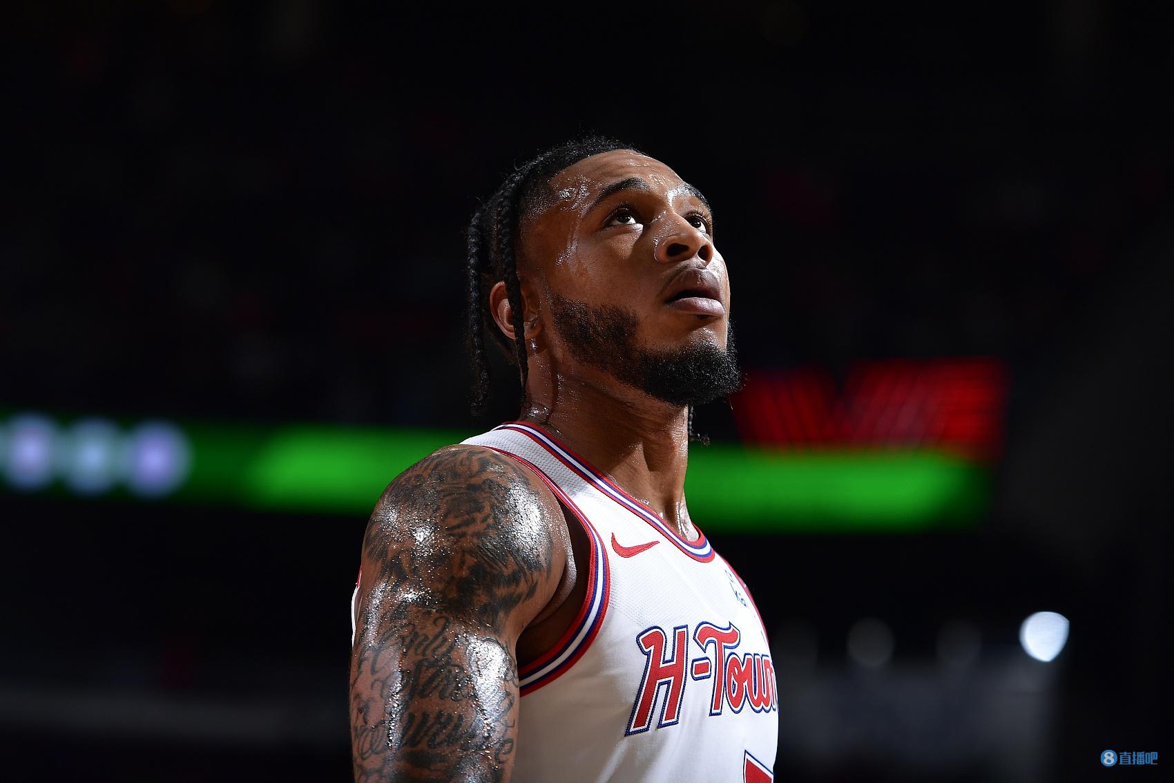 火箭今日背靠背战太阳 乌度卡:惠特摩尔可能获得出场时间