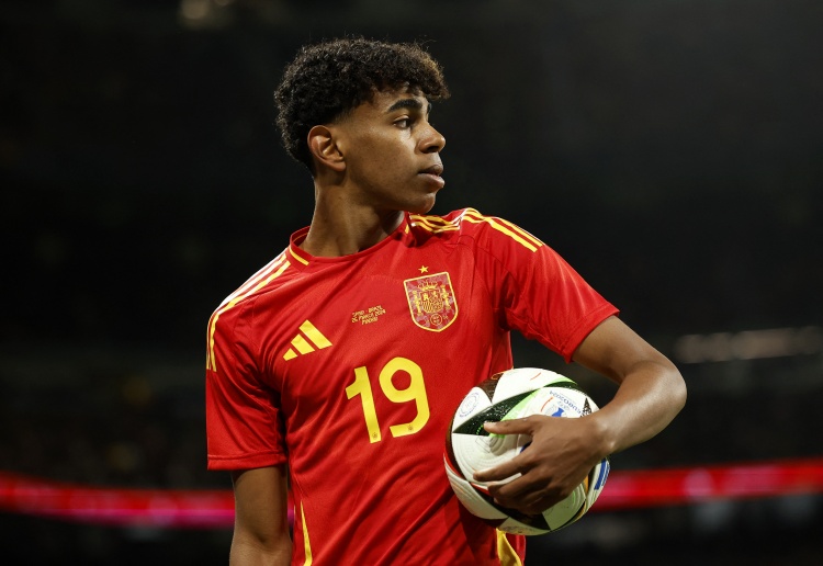 亚马尔本场5项数据全场最多:7次射门,6次创造良机,9次传中在列